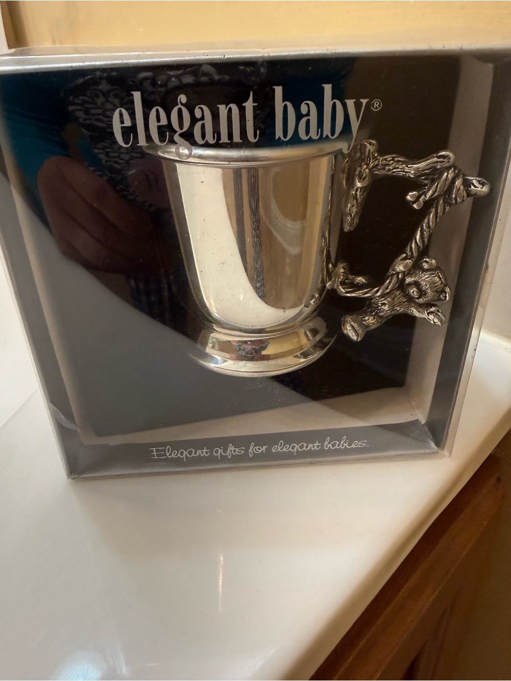 Elegant Baby pewter Trophy Baby Cup